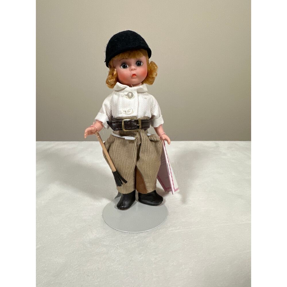 Madame Alexander Miniatures Riding Habit Doll #309 Blonde Blue Eyes w/ Box